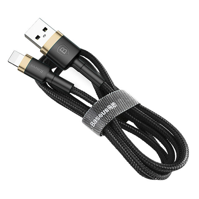 Baseus USB Cable For iPhone XS Max XR X 8 7 6 6s Plus 5 5S SE iPad Pro 2.4A Fast Charging Charger Data Cord Mobile Phone Cables